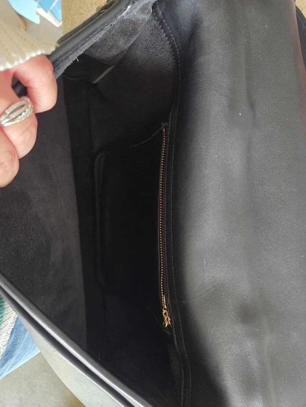 VTG Coach Black Leather Metropolitan Briefcase 5265 USA